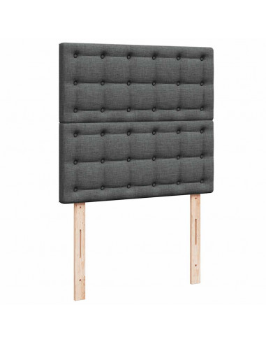 Struttura Letto Pouf con Materasso 90x190 cm in Tessuto