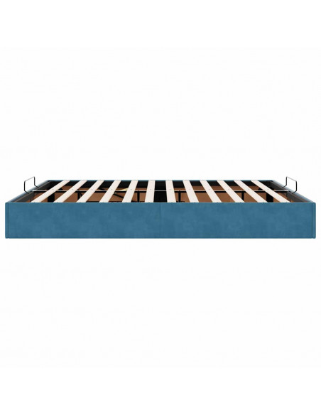 Struttura Letto Pouf senza Materasso 180x200 cm in Velluto