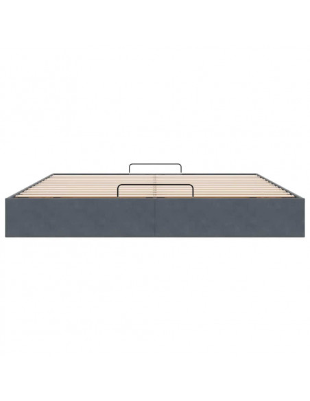 Struttura Letto Pouf senza Materasso 180x200 cm in Velluto