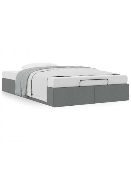 Struttura Letto Pouf senza Materasso 120x200 cm in Tessuto
