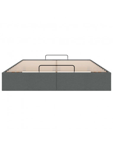 Struttura Letto Pouf senza Materasso 140x190 cm in Tessuto