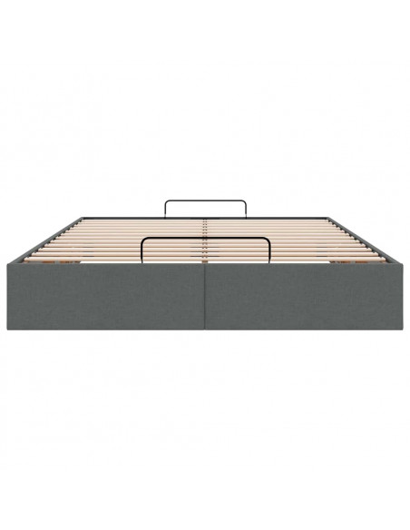 Struttura Letto Pouf senza Materasso 140x190 cm in Tessuto