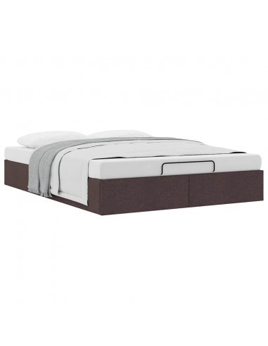 Struttura Letto Pouf senza Materasso 140x200 cm in Tessuto