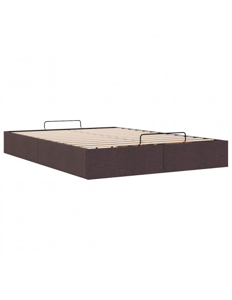 Struttura Letto Pouf senza Materasso 140x200 cm in Tessuto