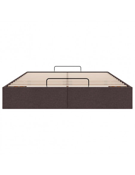 Struttura Letto Pouf senza Materasso 140x200 cm in Tessuto
