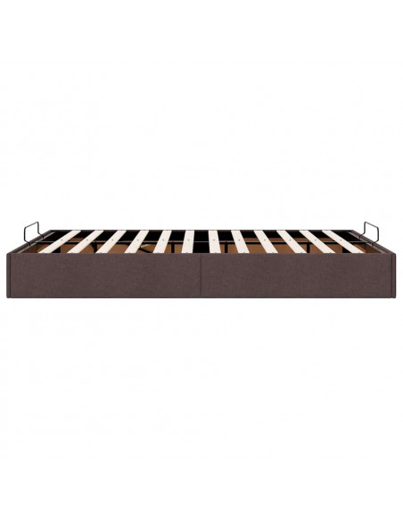 Struttura Letto Pouf senza Materasso 140x200 cm in Tessuto