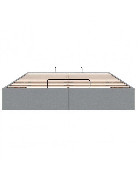 Struttura Letto Pouf senza Materasso 140x200 cm in Tessuto