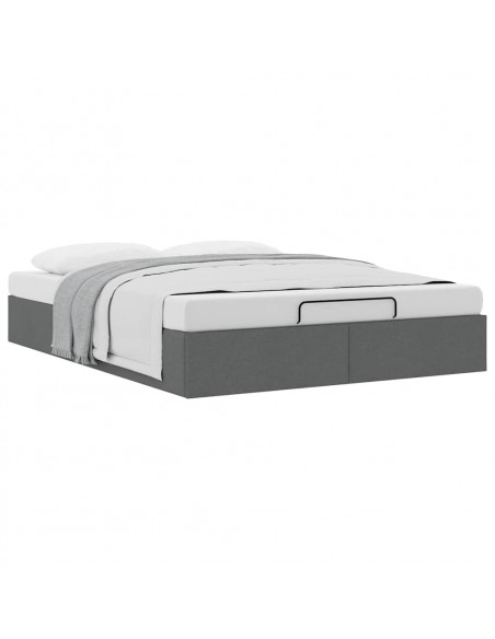 Struttura Letto Pouf senza Materasso 140x200 cm in Tessuto