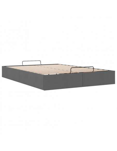 Struttura Letto Pouf senza Materasso 140x200 cm in Tessuto