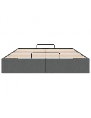 Struttura Letto Pouf senza Materasso 140x200 cm in Tessuto