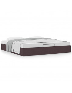 Struttura Letto Pouf senza Materasso 160x200 cm in Tessuto