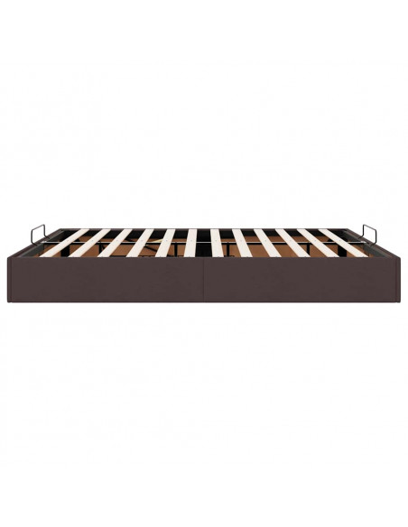 Struttura Letto Pouf senza Materasso 160x200 cm in Tessuto