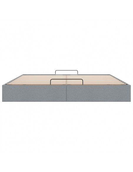 Struttura Letto Pouf senza Materasso 160x200 cm in Tessuto
