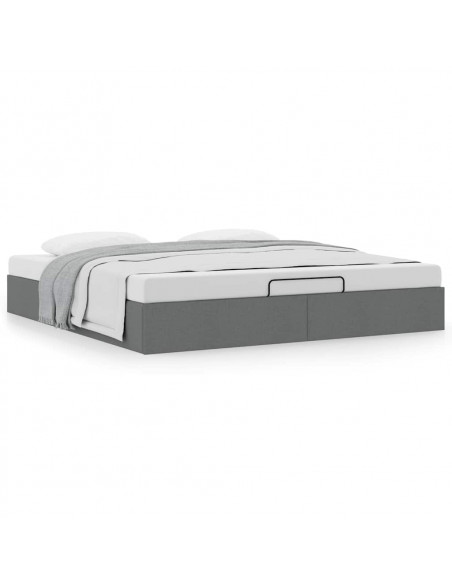 Struttura Letto Pouf senza Materasso 160x200 cm in Tessuto