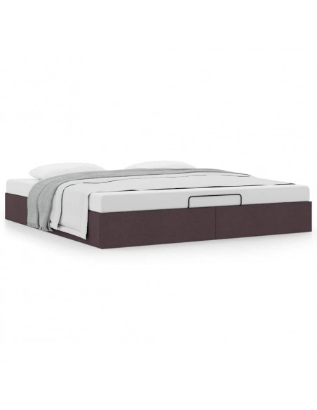 Struttura Letto Pouf senza Materasso 180x200 cm in Tessuto