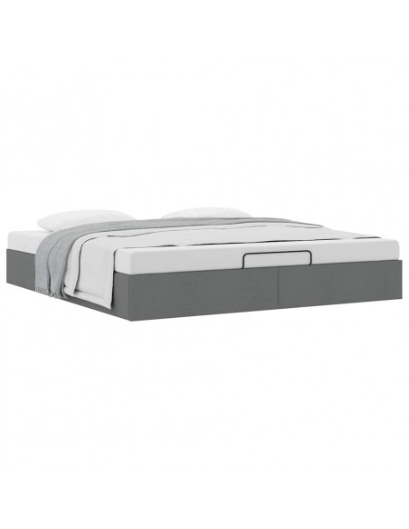 Struttura Letto Pouf senza Materasso 180x200 cm in Tessuto