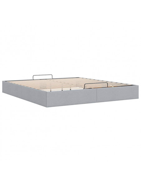 Struttura Letto Pouf senza Materasso 180x200 cm in Tessuto