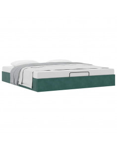 Struttura Letto Pouf senza Materasso 180x200 cm in Velluto 2