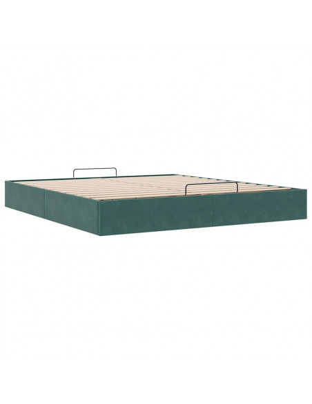 Struttura Letto Pouf senza Materasso 180x200 cm in Velluto