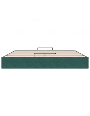 Struttura Letto Pouf senza Materasso 180x200 cm in Velluto