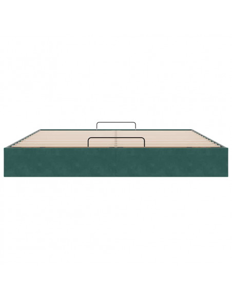 Struttura Letto Pouf senza Materasso 180x200 cm in Velluto