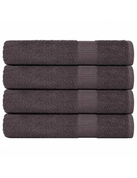 Asciugamani per Sauna 4 pz 80x200 cm 360 g/m² 100% Cotone