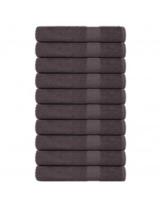 Asciugamani per Sauna 10 pz 80x200 cm 360 g/m² 100% Cotone