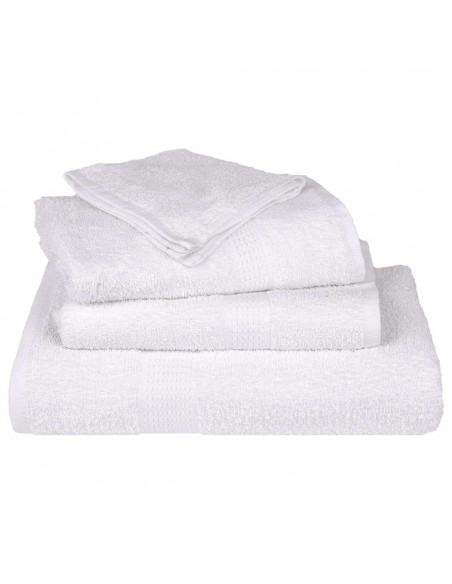 Asciugamani per Sapone 50 pz Bianco 30x30cm 360g/m² 100% Cotone