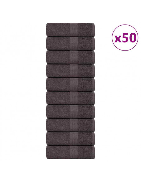Asciugamani per Sapone 50 pz 30x30cm 360g/m² 100% Cotone