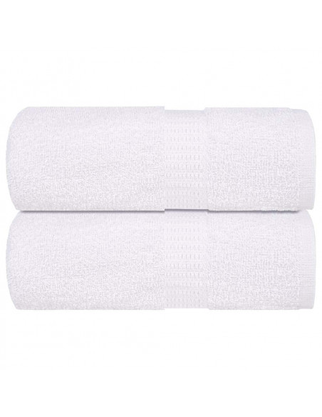 Asciugamani per Sapone 2 pz Bianco 30x30cm 360 g/m² 100% Cotone