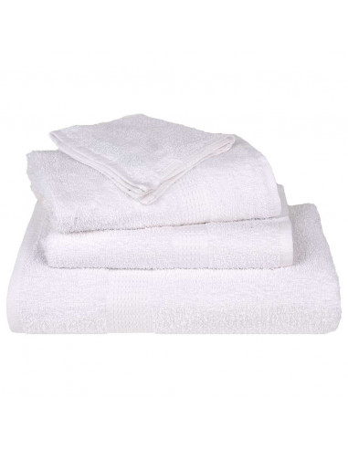 Asciugamani Ospiti 50 pz Bianco 30x50cm 360 g/m² 100% Cotone