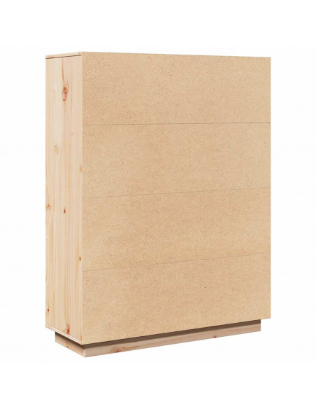 Credenza 89x34x116,5 cm in Legno Massello di Pino