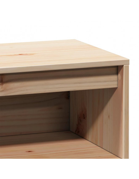 Credenza 89x34x116,5 cm in Legno Massello di Pino