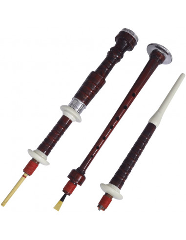 Cornamusa Scozzese Great Highland Watch Tartan Nero e Verde