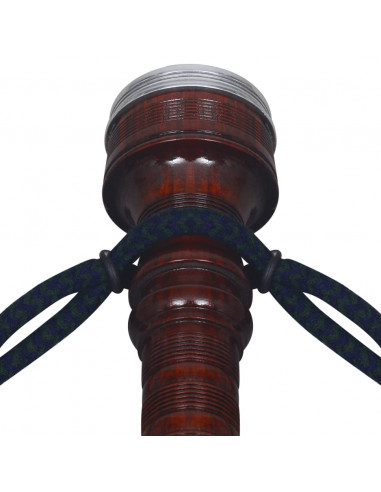 Cornamusa Scozzese Great Highland Watch Tartan Nero e Verde