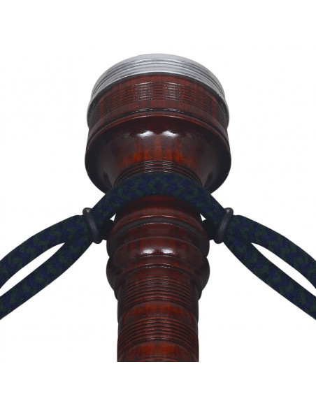 Cornamusa Scozzese Great Highland Watch Tartan Nero e Verde