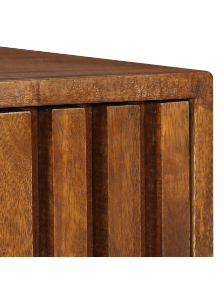 Comodino 40x30x50 cm in Legno Massello di Mango