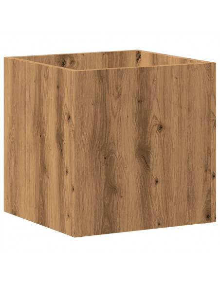 Fioriera Rovere Artigianale 40x40x40 cm in Legno Multistrato