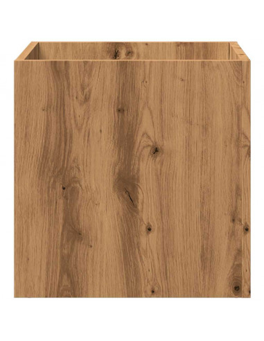 Fioriera Rovere Artigianale 40x40x40 cm in Legno Multistrato