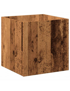Fioriera Legno Antico 40x40x40 cm in Legno Multistrato