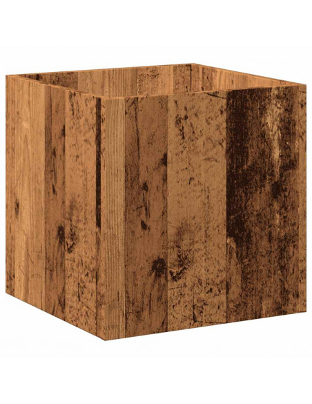 Fioriera Legno Antico 40x40x40 cm in Legno Multistrato