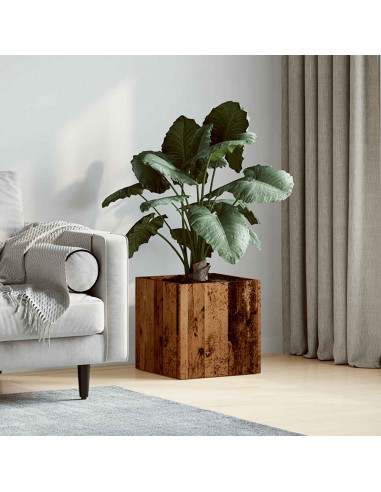 Fioriera Legno Antico 40x40x40 cm in Legno Multistrato