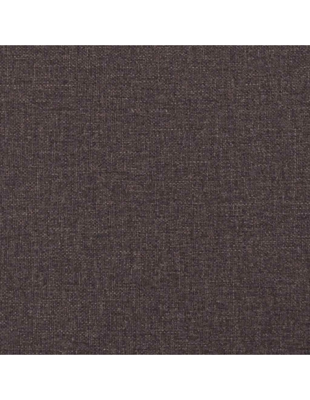 Giroletto a Molle con Materasso Marrone Scuro 90x200 cm Tessuto