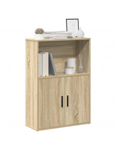 Libreria Rovere Sonoma 60x24x85 cm in Legno Multistrato