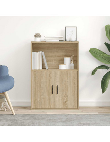 Libreria Rovere Sonoma 60x24x85 cm in Legno Multistrato