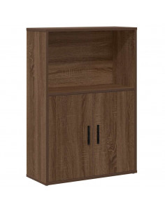 Libreria Rovere Marrone 60x24x85 cm in Legno Multistrato