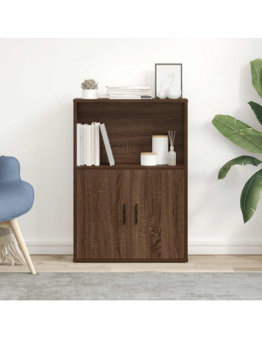 Libreria Rovere Marrone 60x24x85 cm in Legno Multistrato