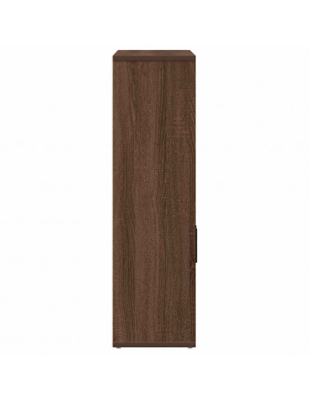 Libreria Rovere Marrone 60x24x85 cm in Legno Multistrato