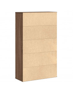 Libreria Rovere Marrone 60x24x101,5 cm in Legno Multistrato