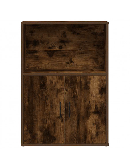 Libreria Rovere Fumo 60x24x85 cm in Truciolato